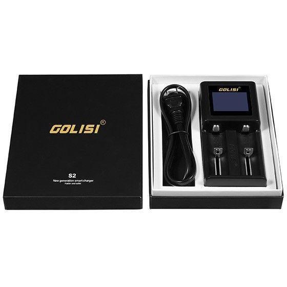 Golisi S2 2.0A Smart Charger with LCD Screen - The Mist Factory Melbourne Vape Store